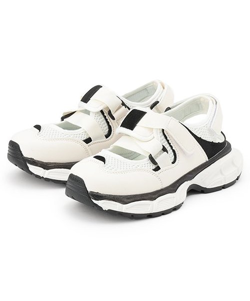 メッシュテープサンダル【韓国ファッション】