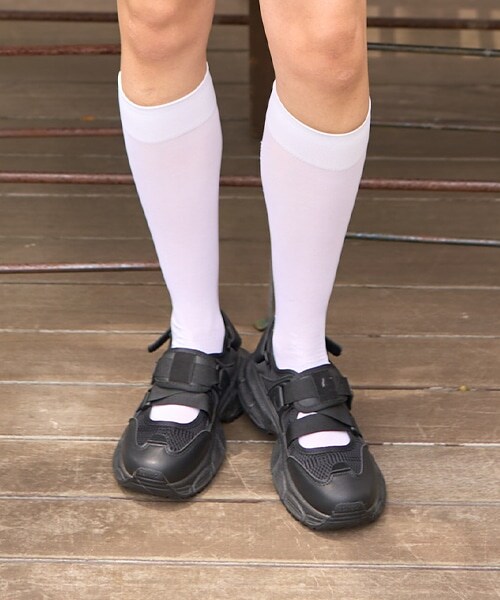 メッシュテープサンダル【韓国ファッション】