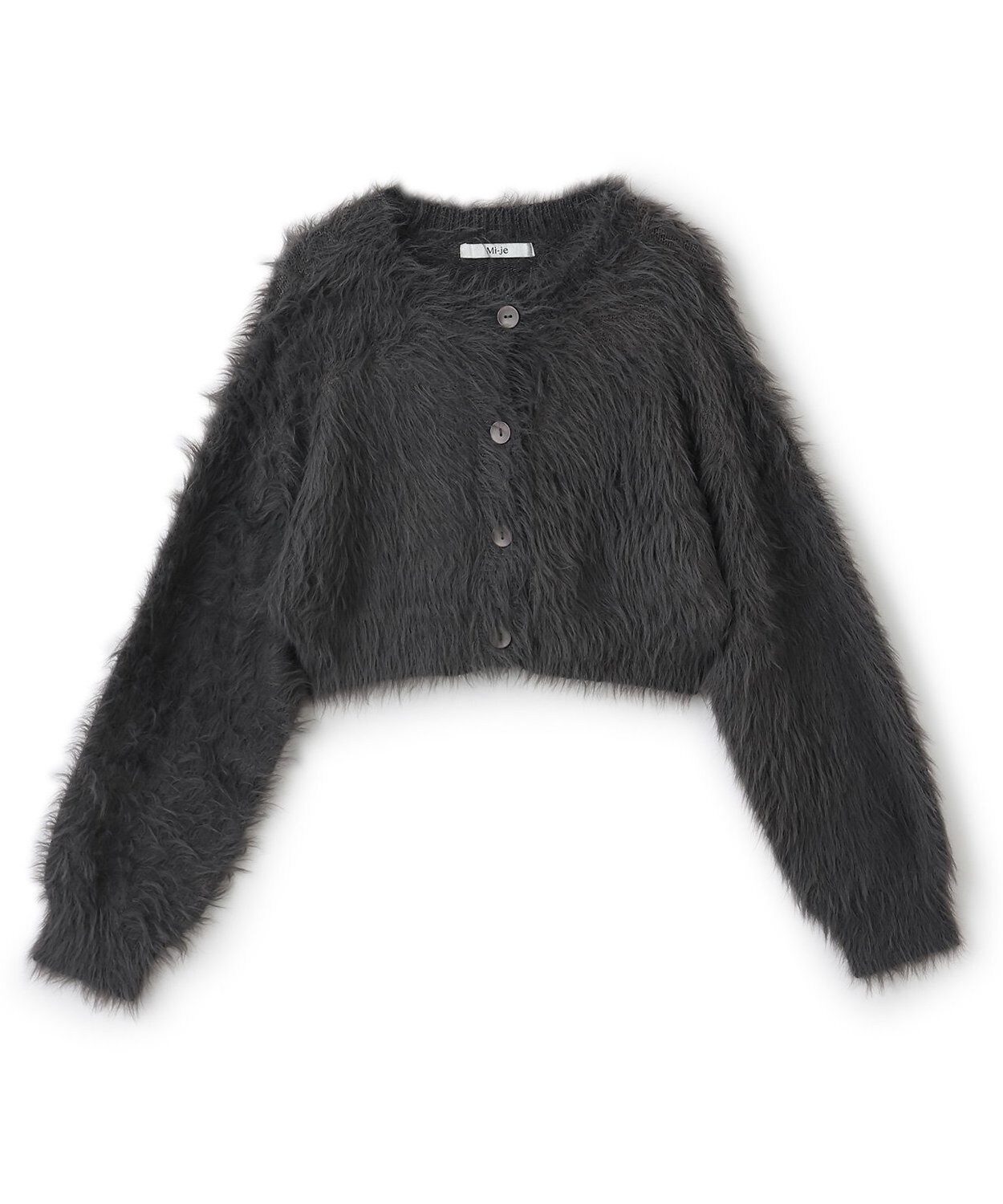 シャギーショートカーディガン【韓国ファッション】