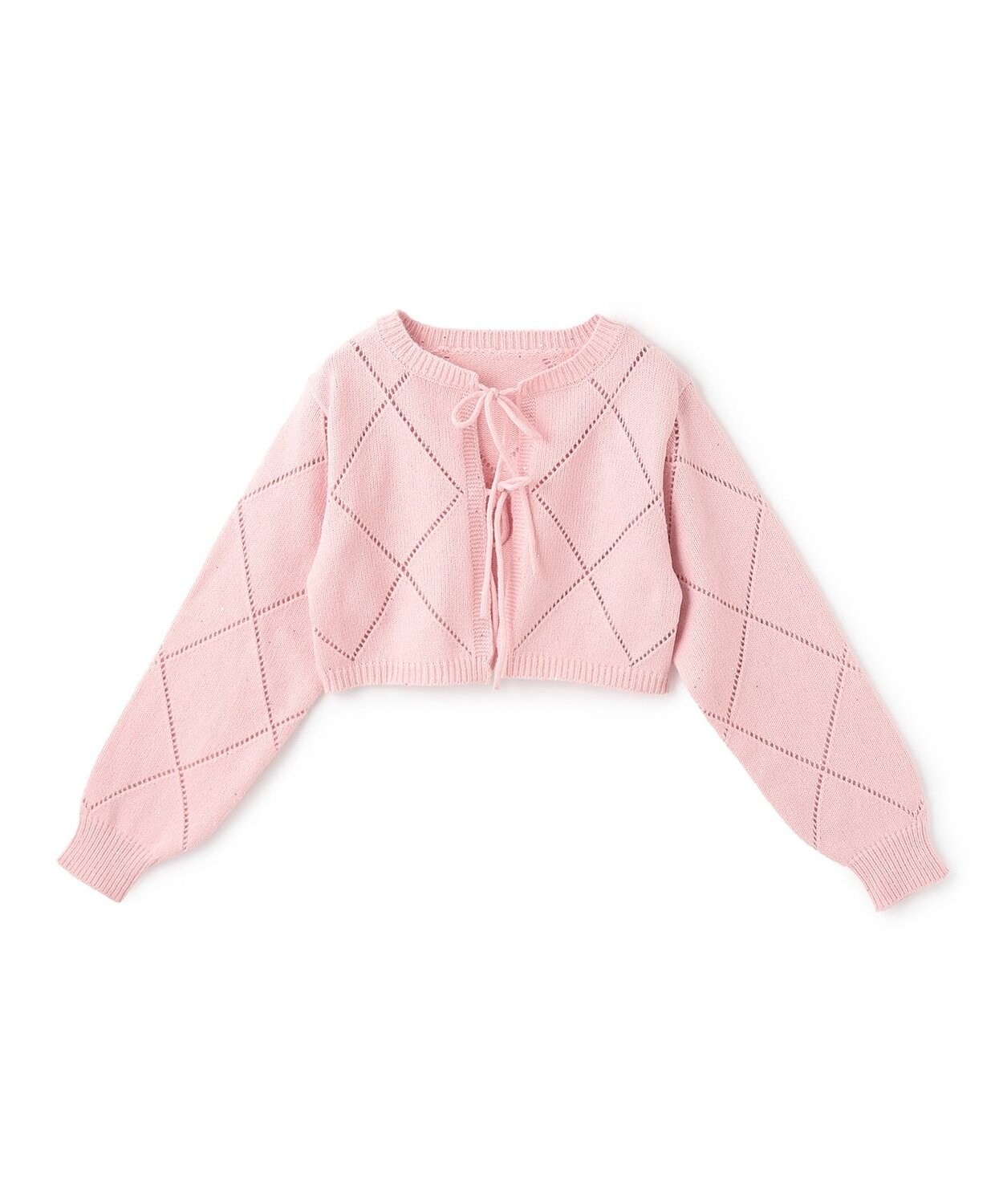 2WAYスパンコールニットカーデ【韓国ファッション】