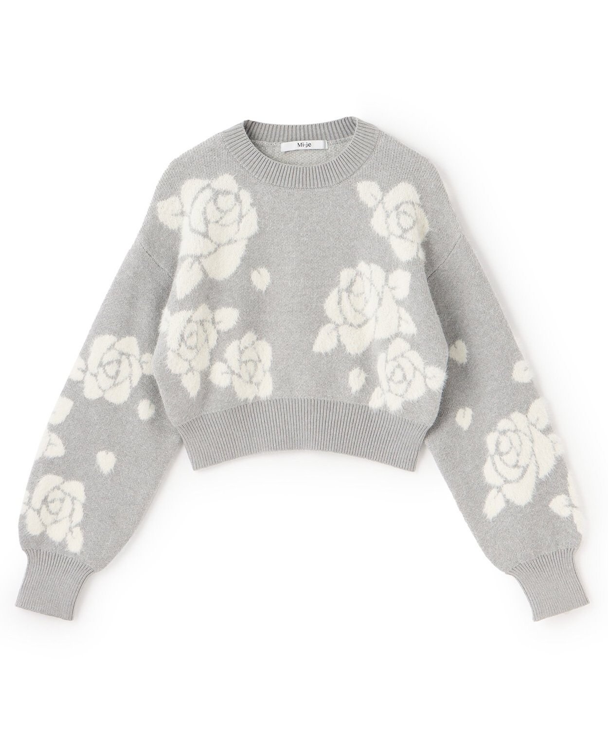 ローズシャギーニット【韓国ファッション】