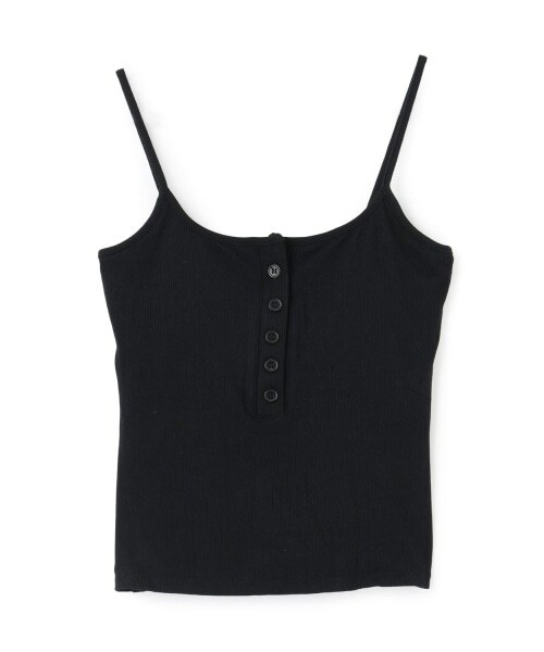 ボタンリブキャミソール
