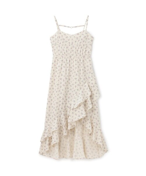 ヘムフリルキャミワンピース