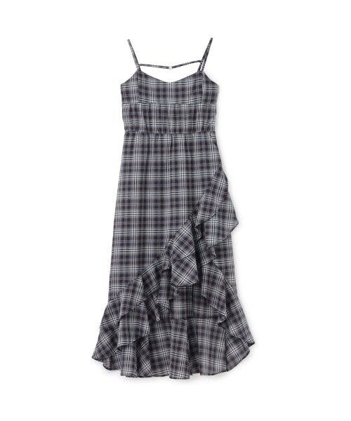 ヘムフリルキャミワンピース