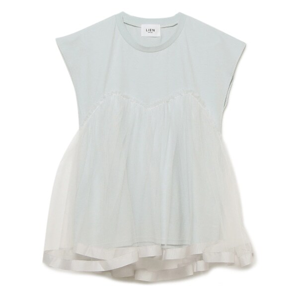 チュールドッキングTシャツ