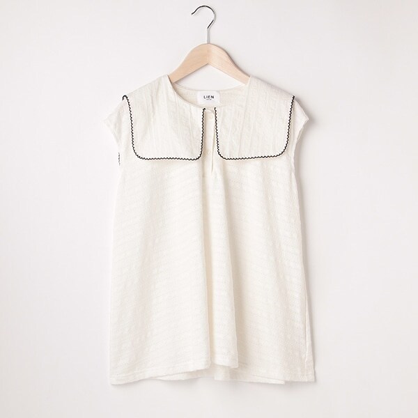 【涼感/リンク】セーラー衿チュニック