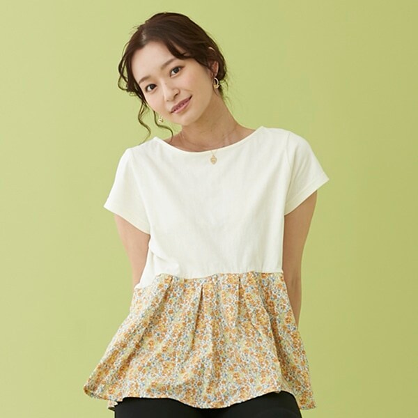 【リンク】小花柄カットチュニック