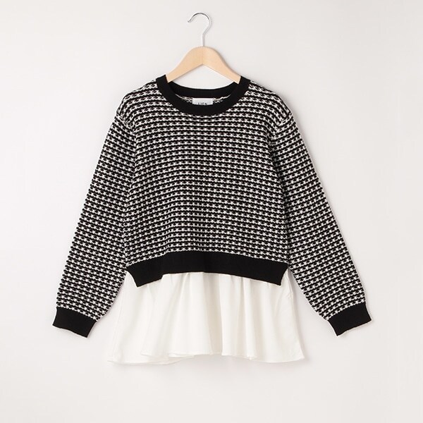 【リンク】ツィード柄ニット