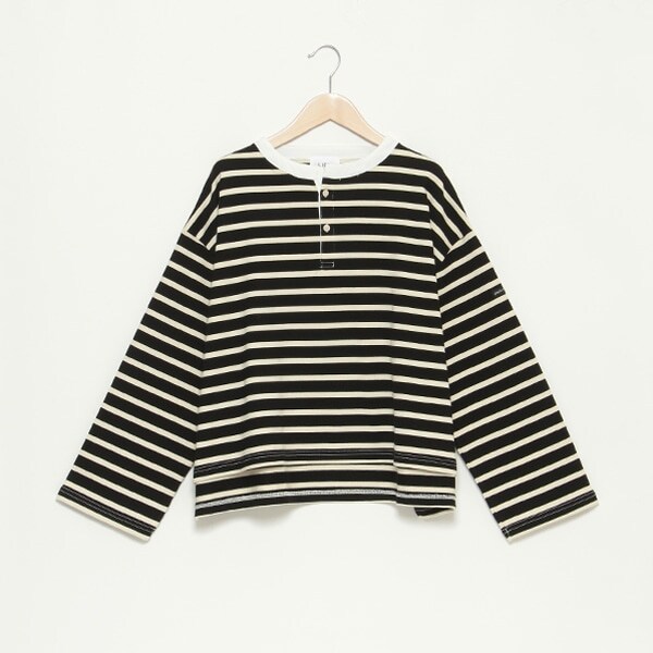 【リンク】ボーダー長袖T(レディース)