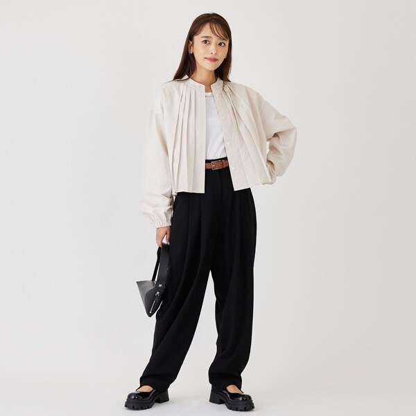 【LADIES】【AJUGA.】タックパンツ（大人サイズ）