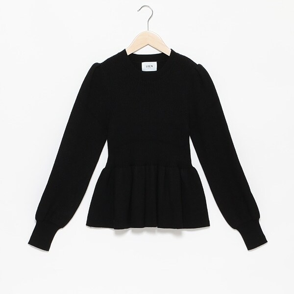 【AJUGA.】ペプラムニット（大人サイズ）