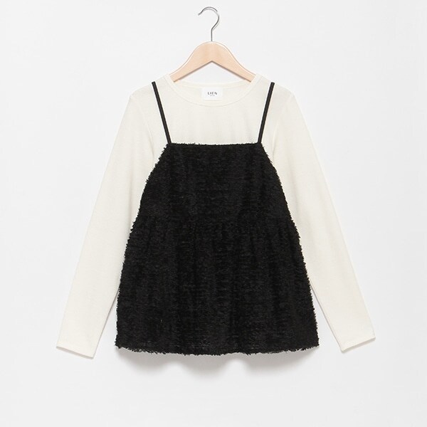 【リンク】シャギーキャミ長TSET(レディース)