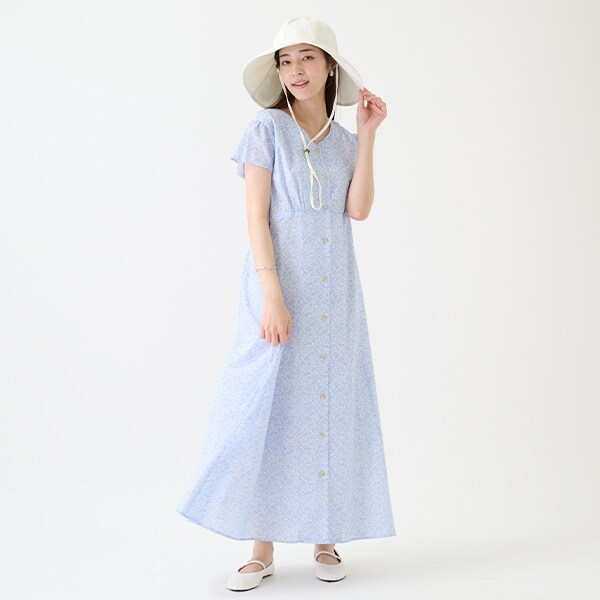 【リンク】前あき柄ワンピース(レディース)