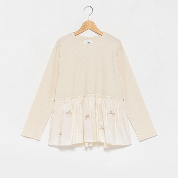 【リンク】リボンペプラム長T