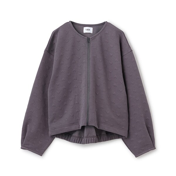 【リンク/花粉防止】ハートzip羽織り