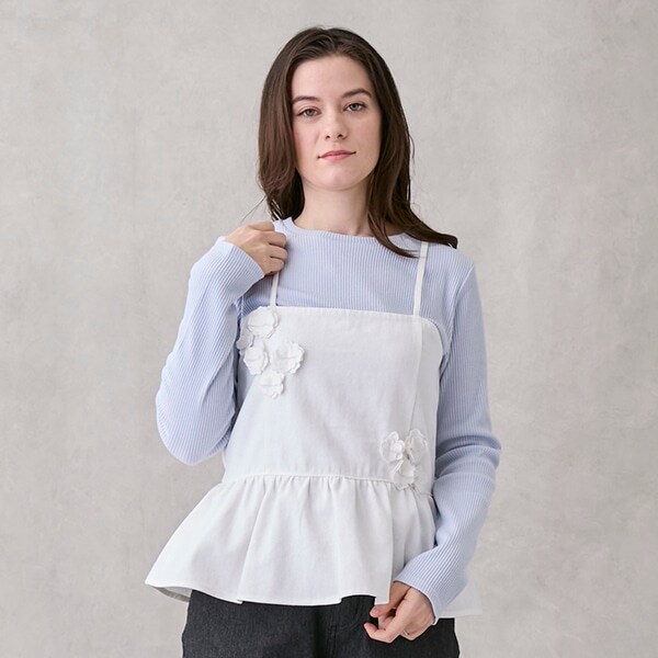 【リンク】花ビスチェ長Tセット