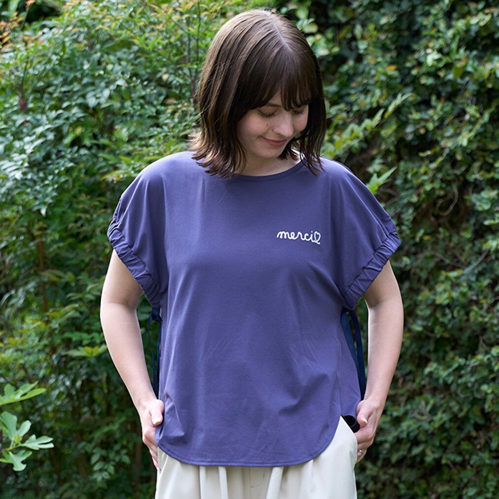 【水陸両用】ロゴ刺しゅうTシャツ