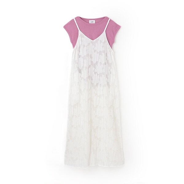 【リンク】ジャガードキャミワンピセット