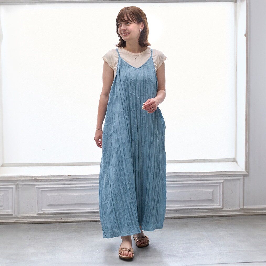 【リンク】ジャガードキャミワンピセット