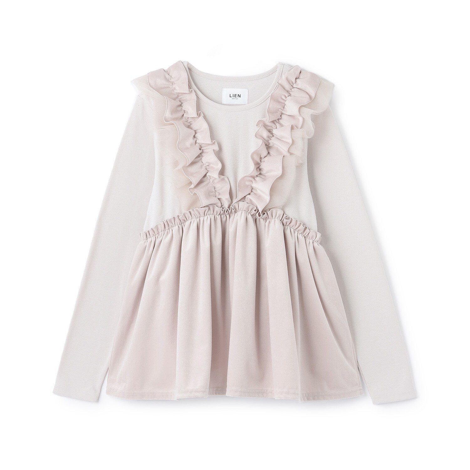 【親子リンク】ドッキングフリルチュニック