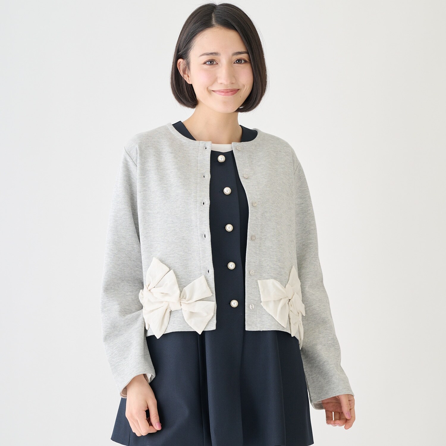 【親子リンク】リボンカーディガン