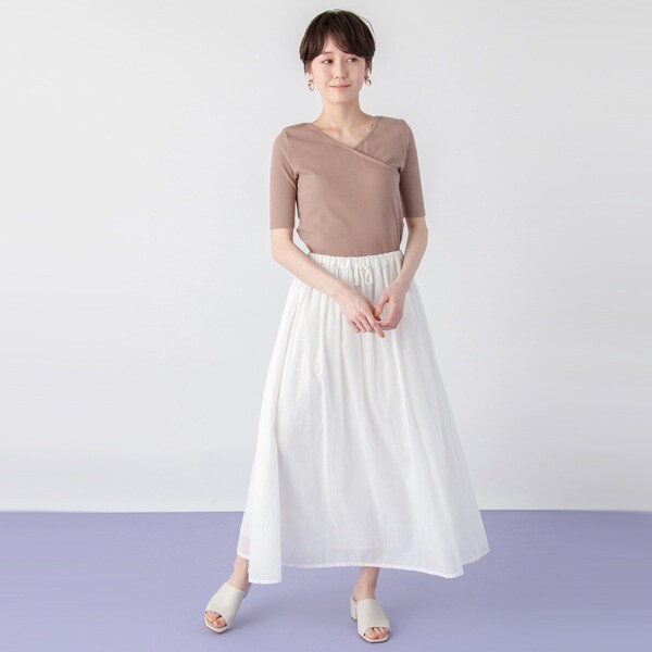 ギャザーカラースカート