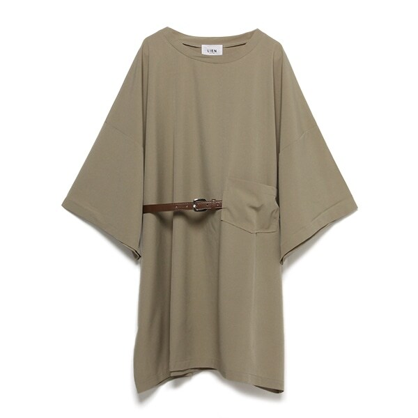 細ベルトつきチュニック