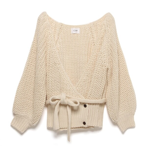 カシュクールニットボレロ