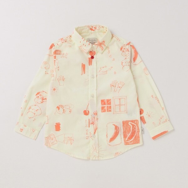 ベビー ドリーム総柄長袖シャツ