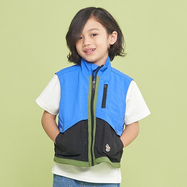 バイカラーアウトドアベスト