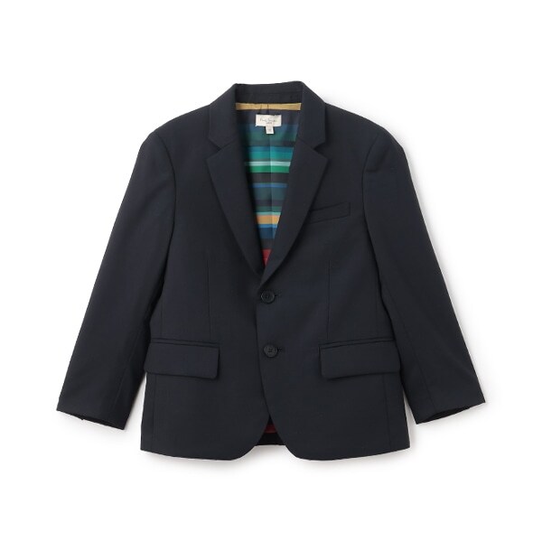 ウール/シルク 2Bジャケット