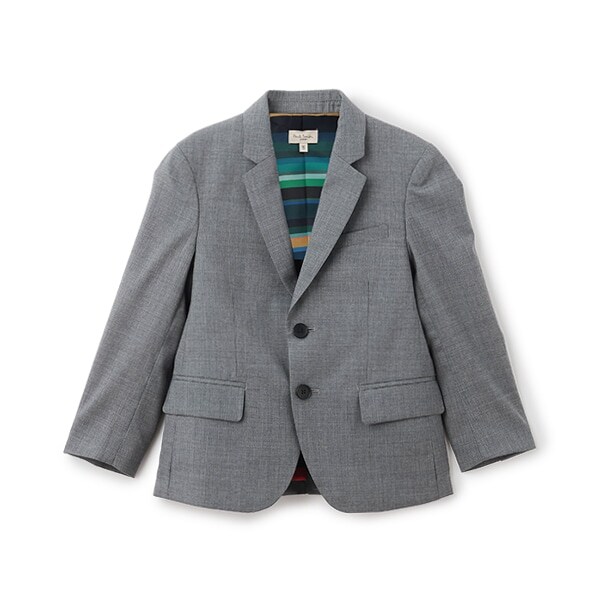 ウール/シルク 2Bジャケット