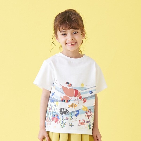 海柄半袖Tシャツ