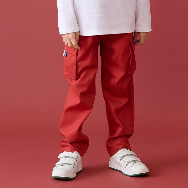 ストレッチツイルカーゴロングパンツ