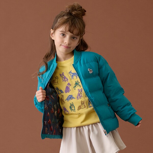 ギター柄リバーシブルブルゾン