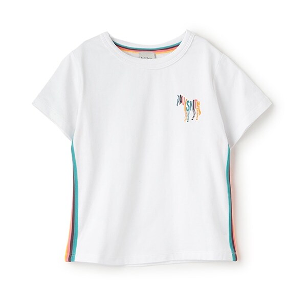 脇ラインゼブラ半袖Tシャツ