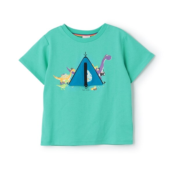 恐竜テントギミック半袖Tシャツ