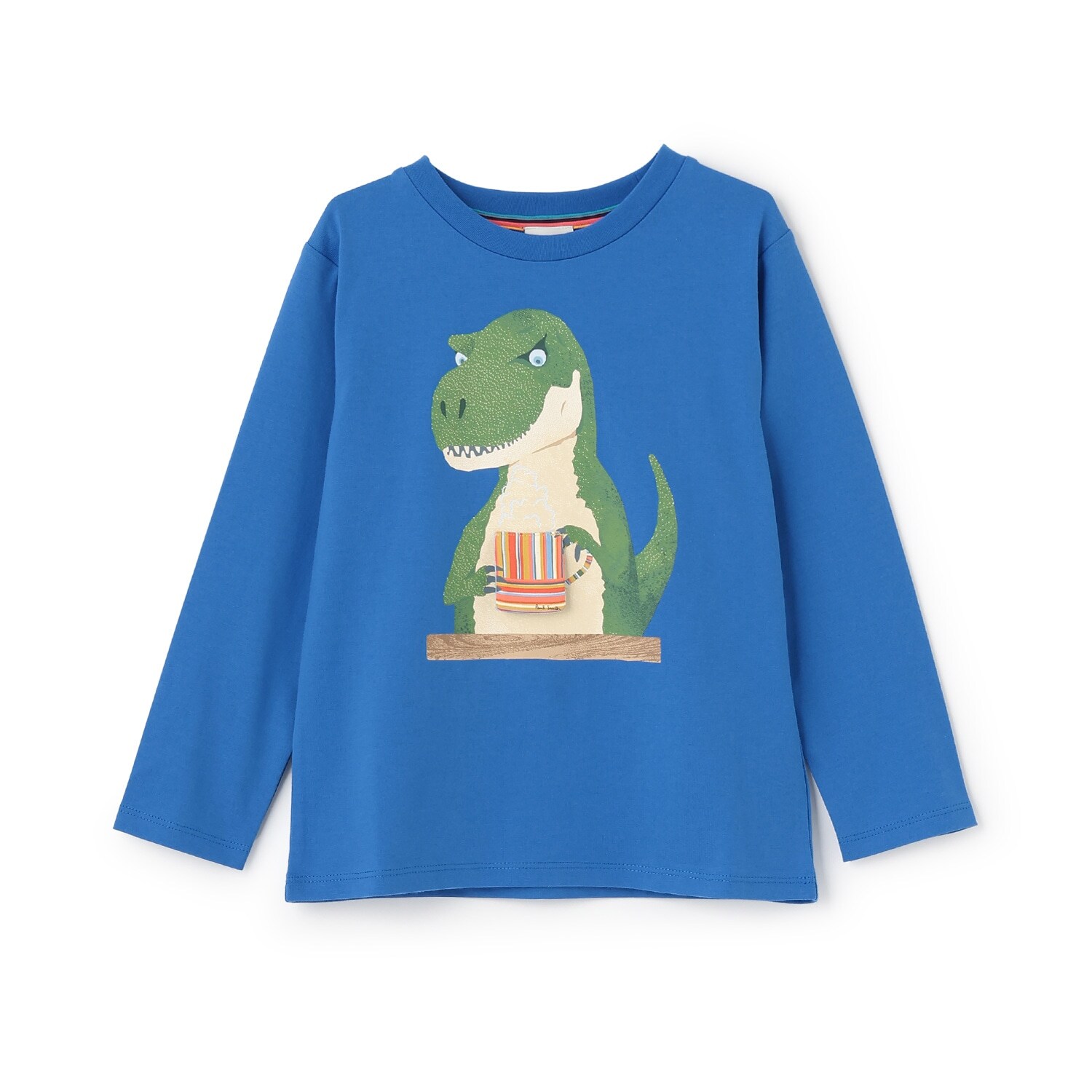 カップ恐竜長袖Tシャツ