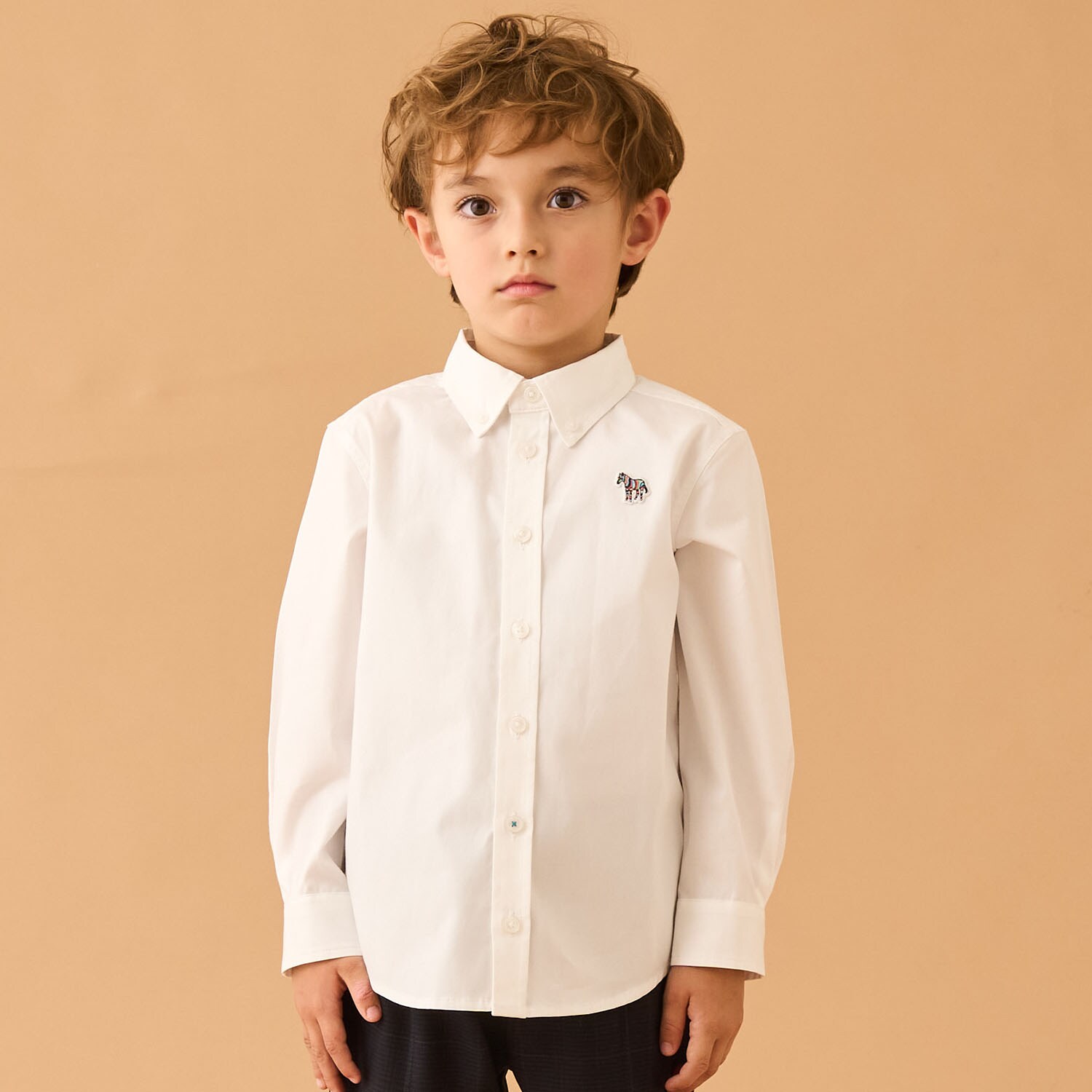 ボタンダウン長袖シャツ