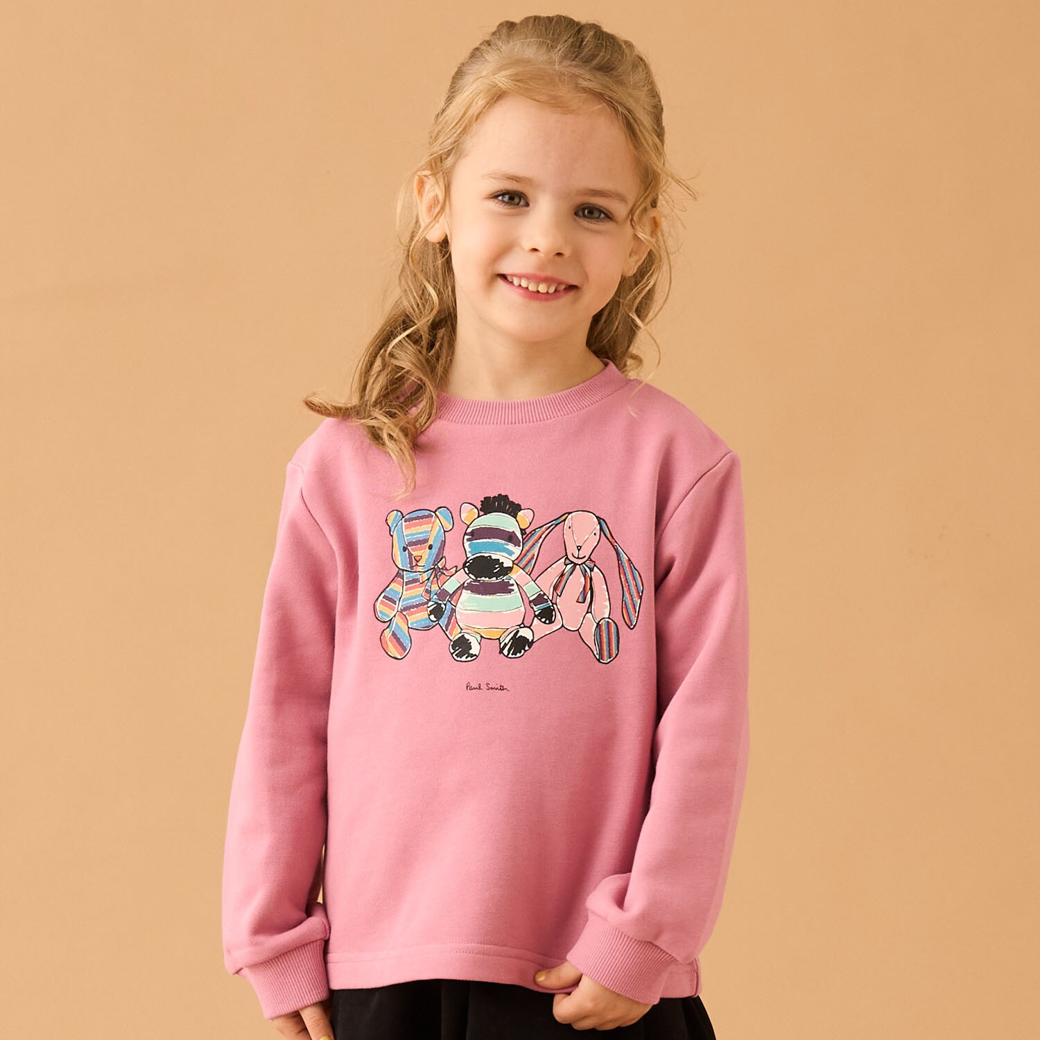 ぬいぐるみ裏毛プルオーバー