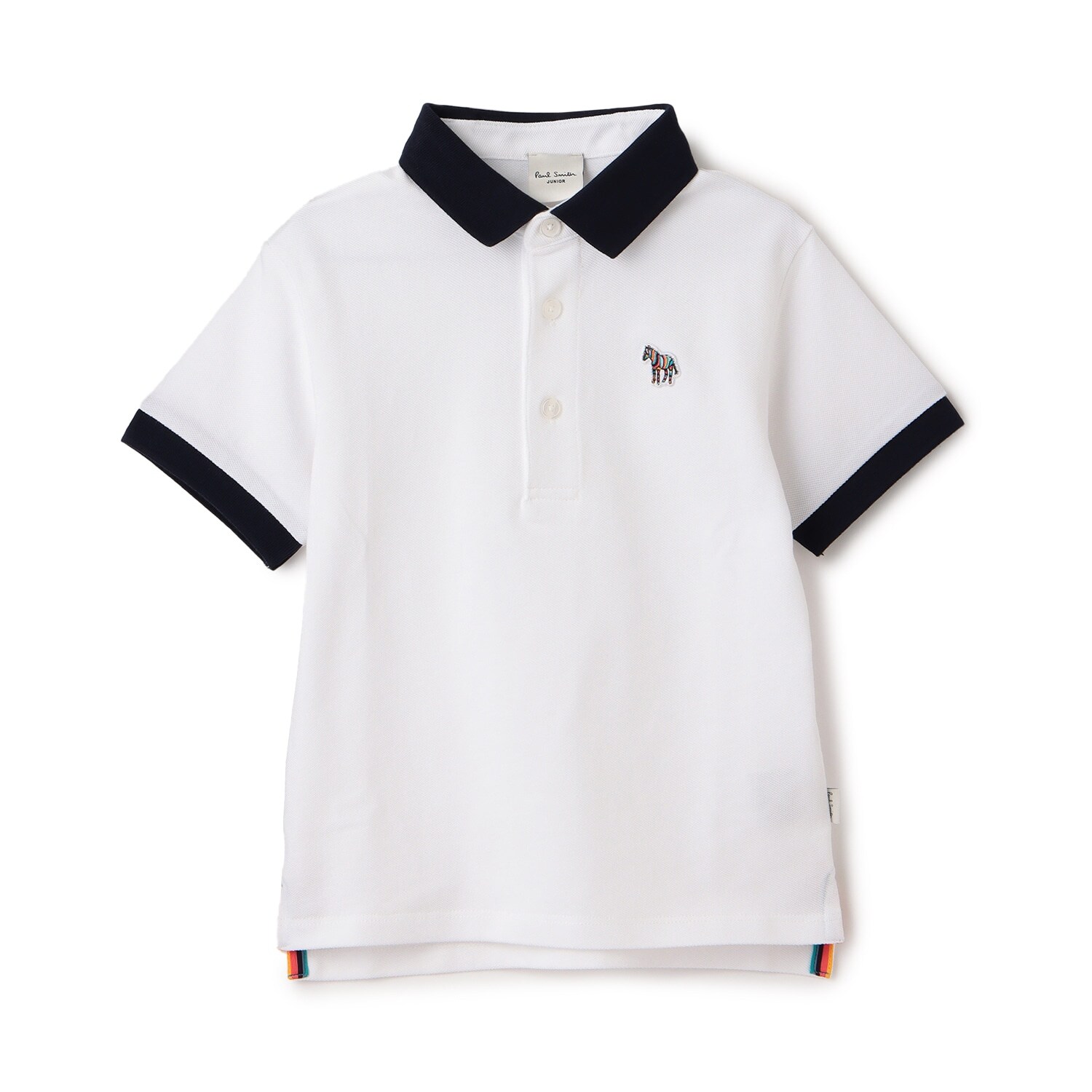 配色衿半袖ポロシャツ