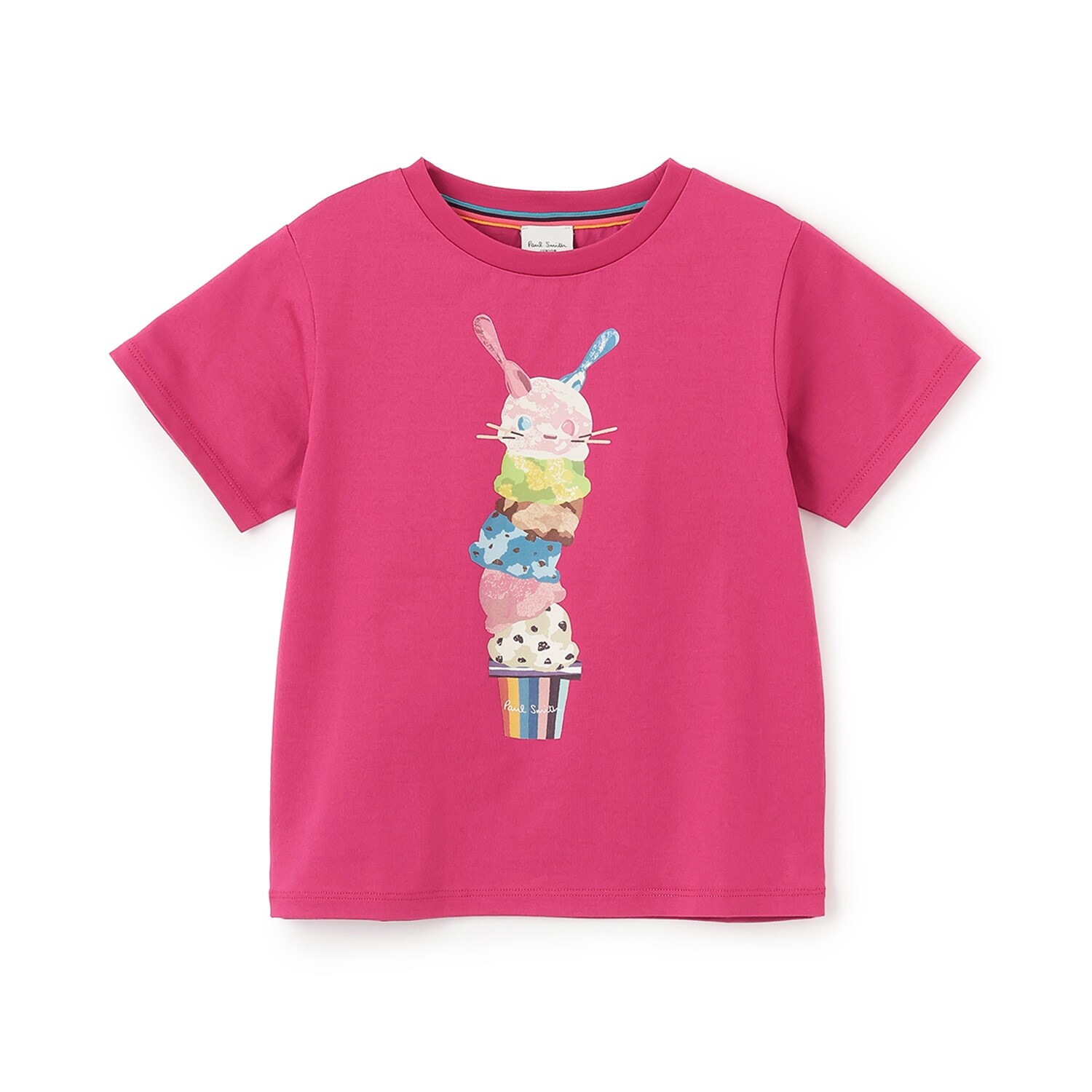 アイスクリームロゴ半袖Tシャツ