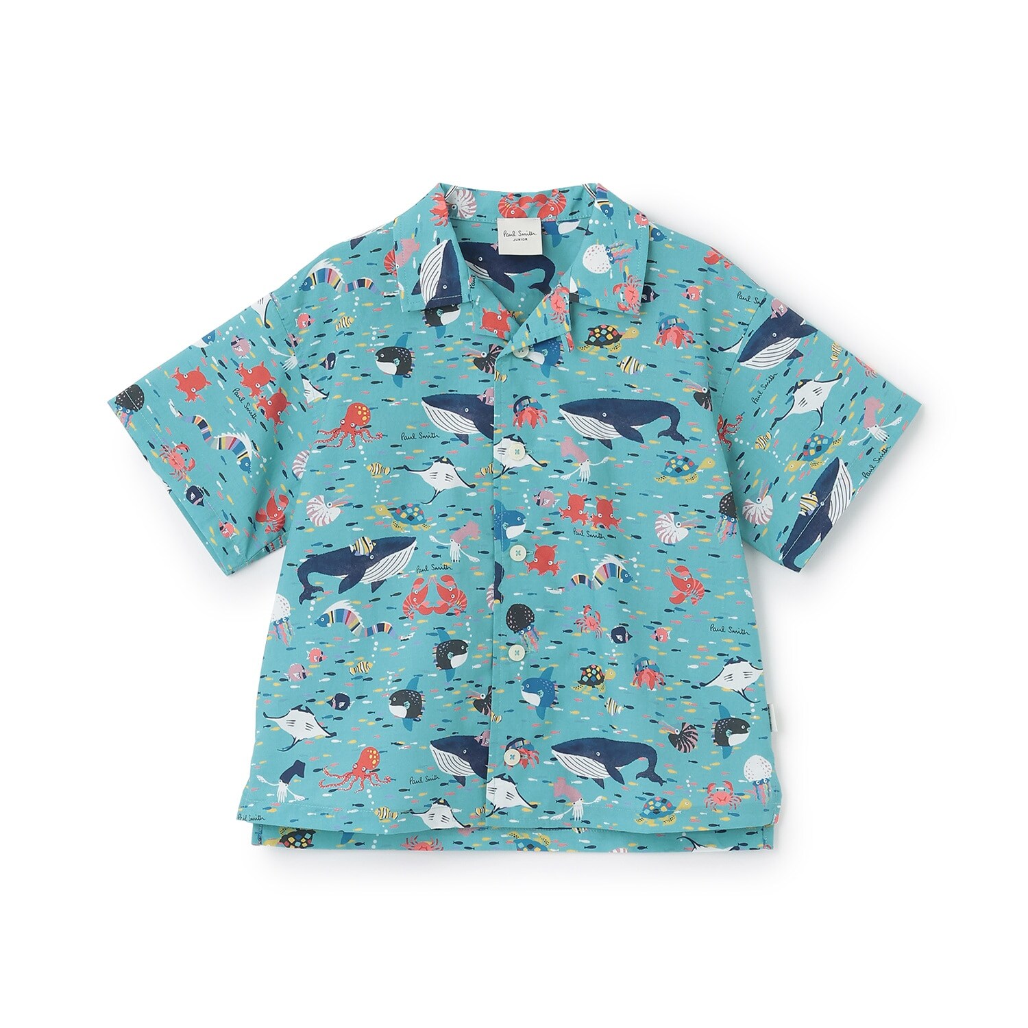 総柄プリント半袖シャツ