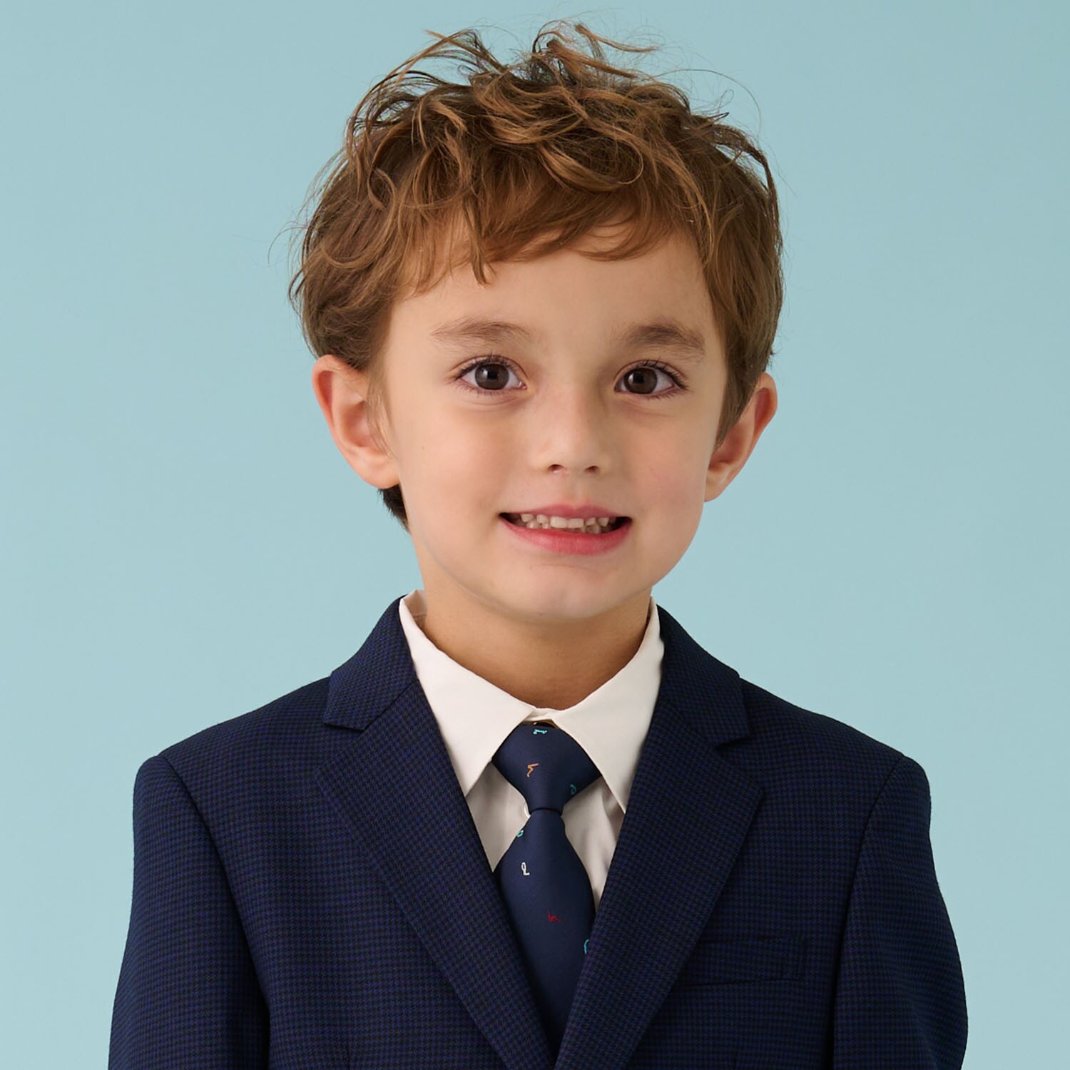 カラフルロゴ柄ネクタイ