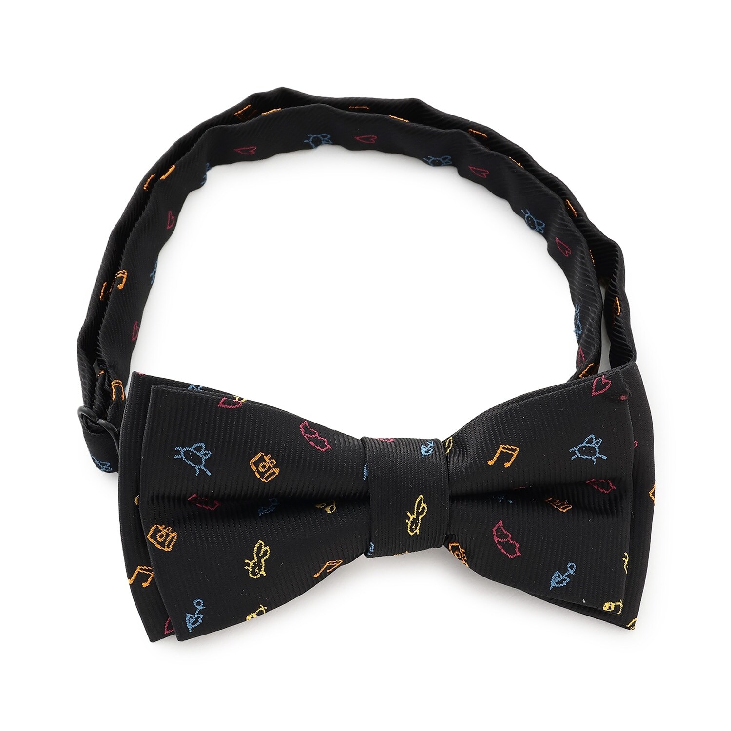 ドゥードゥル柄蝶ネクタイ