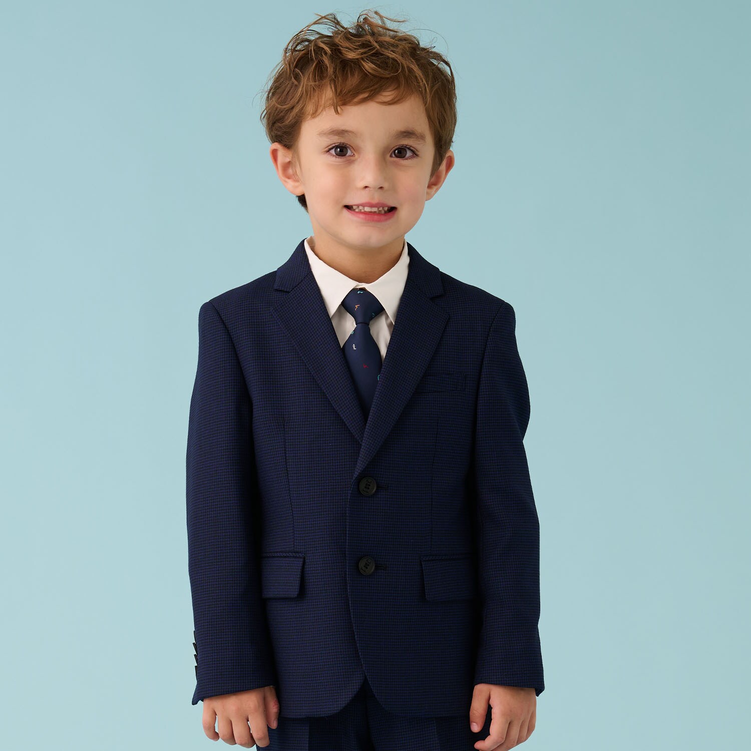 ウール2B千鳥ジャケット