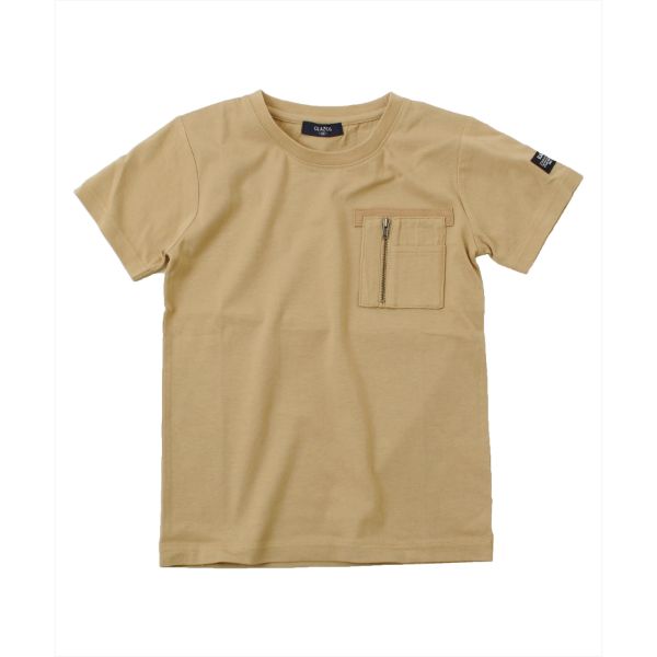 天竺・ミリタリーポケット半袖Tシャツ