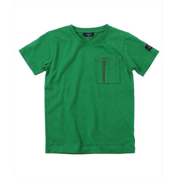 天竺・ミリタリーポケット半袖Tシャツ