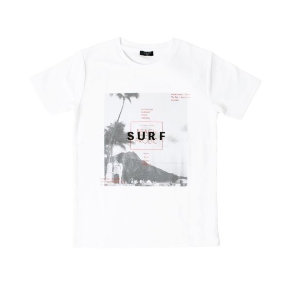 スムース・フォトプリント半袖Tシャツ