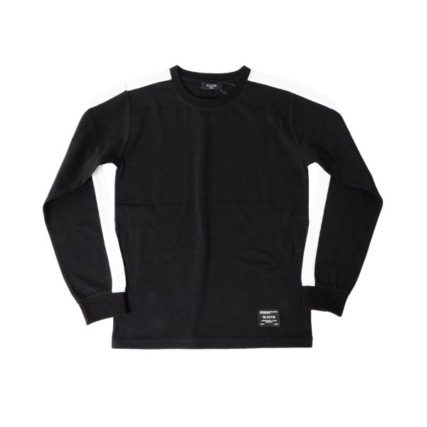 天竺・袖ライン長袖Tシャツ